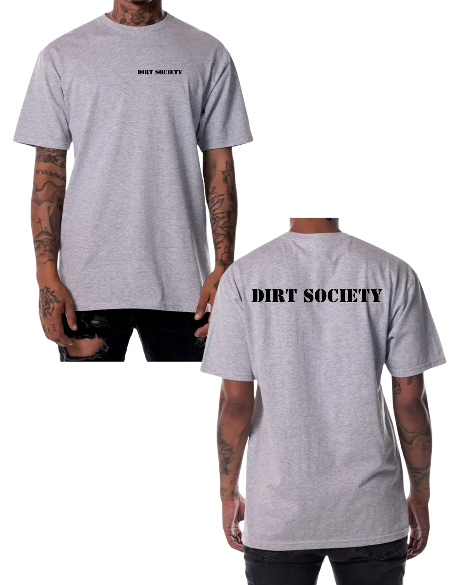 Builder Grade Short Sleeve Tee- Stencil Logo (Front and Back)